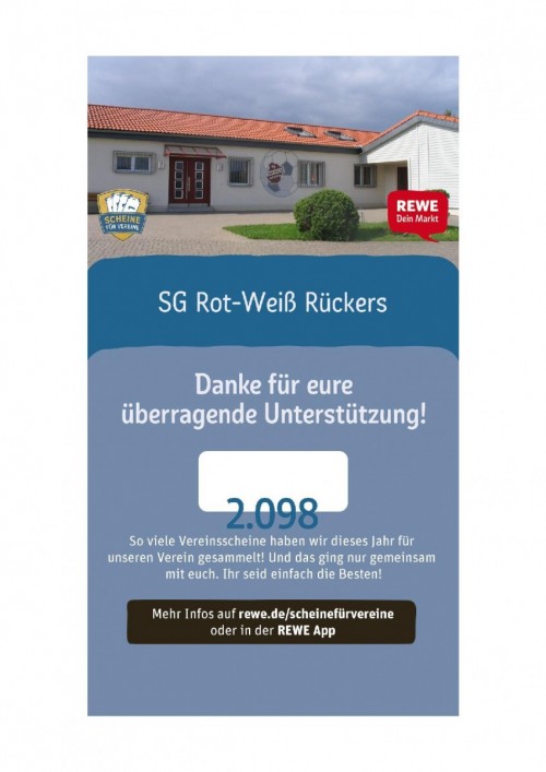 REWE Aktion Scheine für Vereine