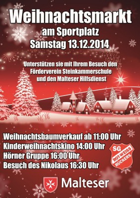 Weihnachtsmarkt der SG Rückers am 13.12.2014