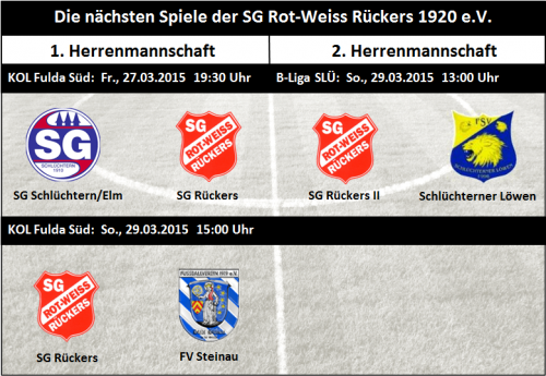 Vorschau: Doppelspieltag für die 1. Herrenmannschaft