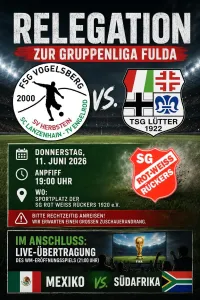 Relegation zur Gruppenliga in Rückers am 11.06.2026