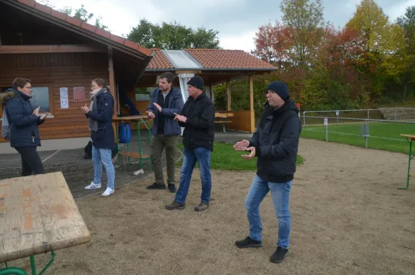 Gedenkstein-Enthüllung und Vorstellung Werbetafel