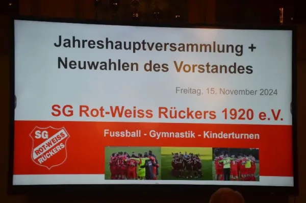 SGR-Jahreshauptversammlung 2024